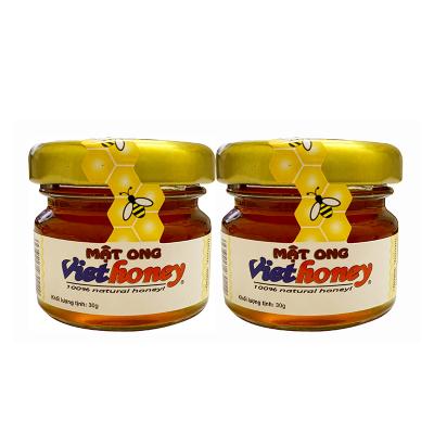 Mật ong thiên nhiên Viethoney 2 hũ tròn x 30g